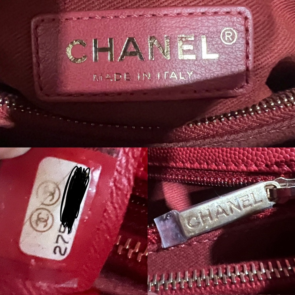 ❤️Coco Chanel Top handle Red Quilted Caviar Bag - Picture 16 of 16